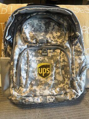 Army National Guard Backpack logistics UPS Logo Excellent Camuflaje